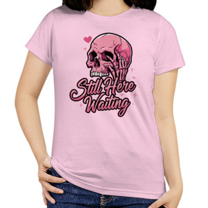 Kaos Desain Kaos Dark Love Tengkorak Pink Estetik