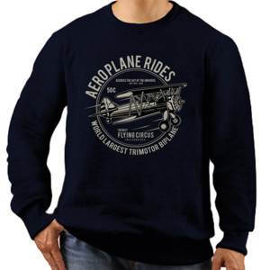 Jaket Sweater Aeroplane Rides
