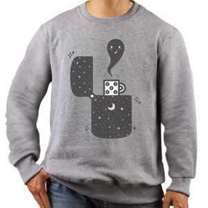Jaket Sweater Ghost Lighter
