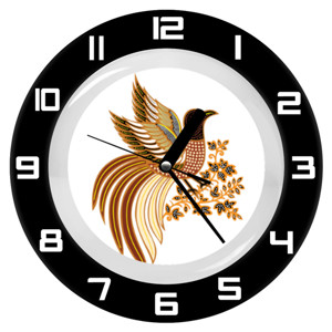 Jam Dinding Jam Dinding Batik Burung