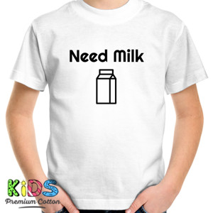 Kaos Couple Need Coffee and Need Milk