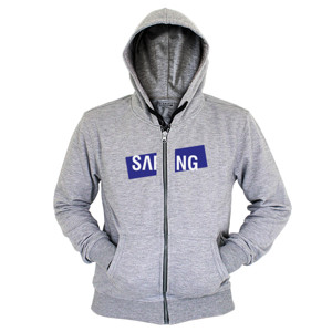 Hoodie Zipper Logo Lucu Sarung