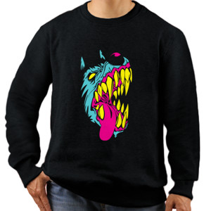 Jaket Sweater A hungry wolf