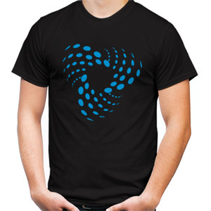 Kaos Distro Blue Triangle Whirl