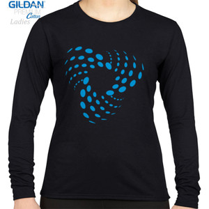 Kaos Distro Blue Triangle Whirl