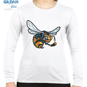 Kaos Distro Bee Hockey Cartoon