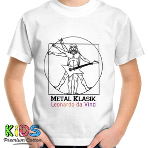 Kaos Metal Klasik Leonardo da Vinci 