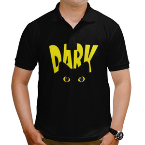 Kaos Polo Black cat