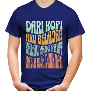 Kaos Dari Kopi Aku Belajar 