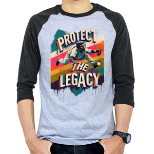 Kaos Raglan protect the legacy