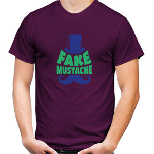 Kaos Fake Mustache