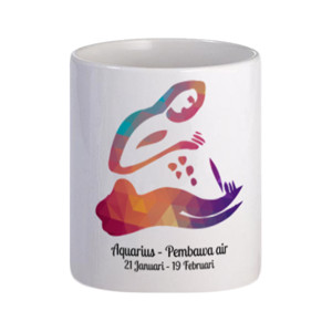 Mug Mug Premium Zodiak Aquarius