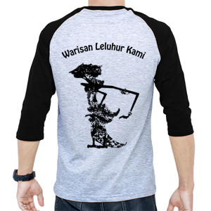 Kaos Raglan Baju Tema Wayang 3