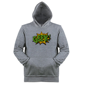 Jaket Hoodie GEEK ( nerd funny )