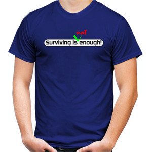Kaos Surviving is not enough dark blue