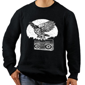 Jaket Sweater Owl & Radio