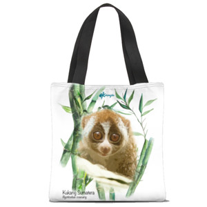 Tas Tote Fullprint Kukang Sumatera