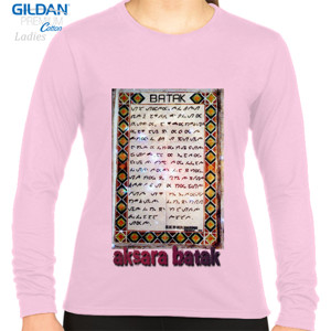 Kaos dOnGAn Long O-Neck Pink Female 01