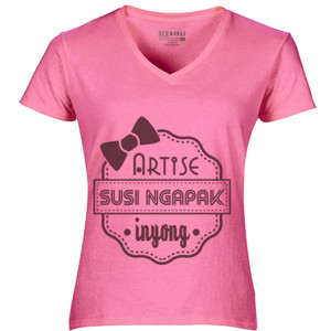 Kaos Susi Ngapak Artise Inyong - Pink