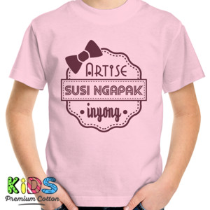 Kaos Susi Ngapak Artise Inyong - Pink