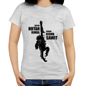 Kaos Orang Utan : Rimba X Sawit Pria