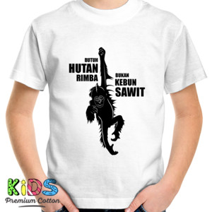 Kaos Orang Utan : Rimba X Sawit Pria