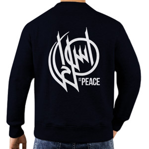 Jaket Sweater Islam is Peace Arabic Calligraphy