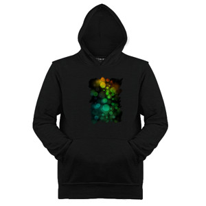 Jaket Hoodie rainbow bokeh