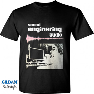 Kaos T-shirt Sound Enginering Rekaman-black