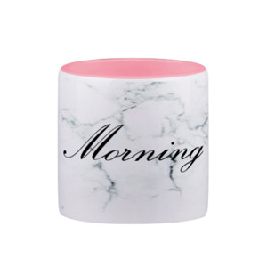 Mug White Marble Custom Nama Mug