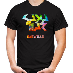 Kaos SAKATIAR Text Rainbow