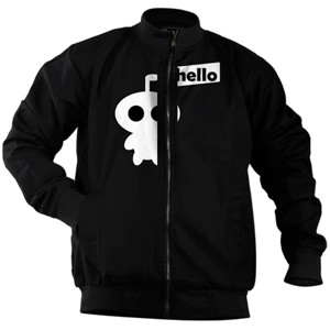 Jaket Bomber KAOS PREMIUM ALIEN SAY HELLO