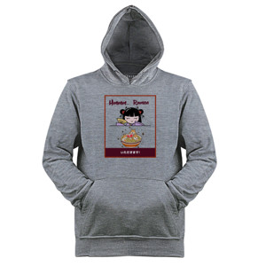 Jaket Hoodie Kaos Tema Doodle Kawaii Mie Ramen Dan Anime Jepang
