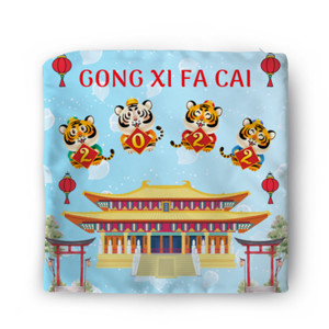 Sarung Bantal Imlek chinese new year gong xi fa cai 2022