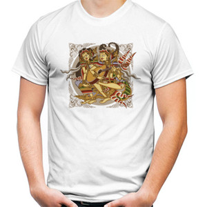 Kaos melody wayang 3 yellow
