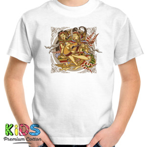 Kaos melody wayang 3 yellow