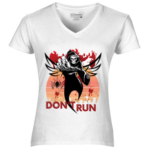 Kaos Don't run (tengkorak)