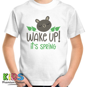 Kaos KAOS DESIGN WAKE UP IT'S SPRING