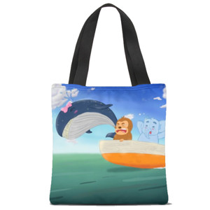 Tas Tote Fullprint Sea - Tas Tote by Co_mbro