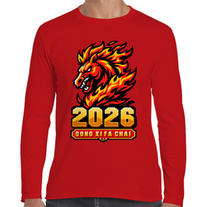 Kaos Kaos Imlek 2026 Naga Api – Gong Xi Fa Chai Unisex