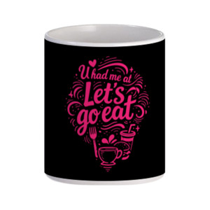 Mug Valentine Love Food Typography