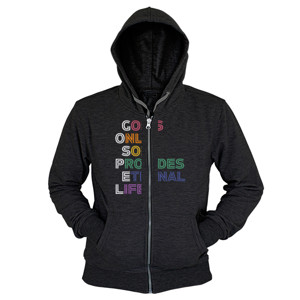Hoodie Zipper G-O-S-P-E-L Retro 5