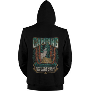 Jaket Hoodie Camping #1 - May The Forest Be With You