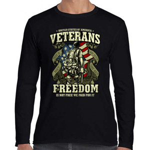 Kaos Kaos Pria Lengan Panjang - US Veteran