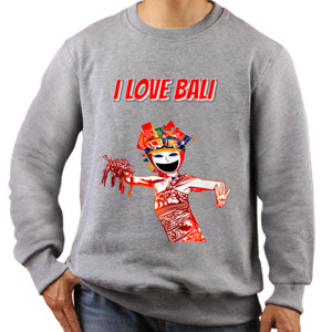 Jaket Sweater I Love Bali