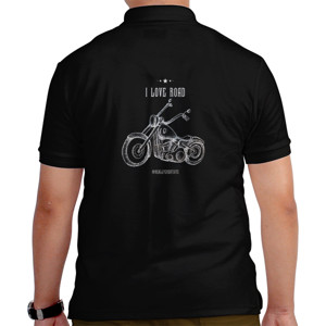 Kaos Polo WORDS_i love road