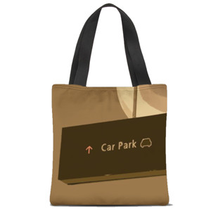 Tas Tote Fullprint car park