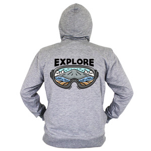 Hoodie Zipper Explore Mountain