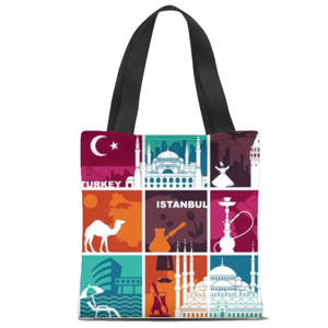 Tas Tote Fullprint Unique TOTE Turkey ICON