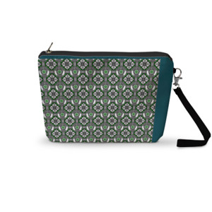 Pouch Trapesium Green pattern